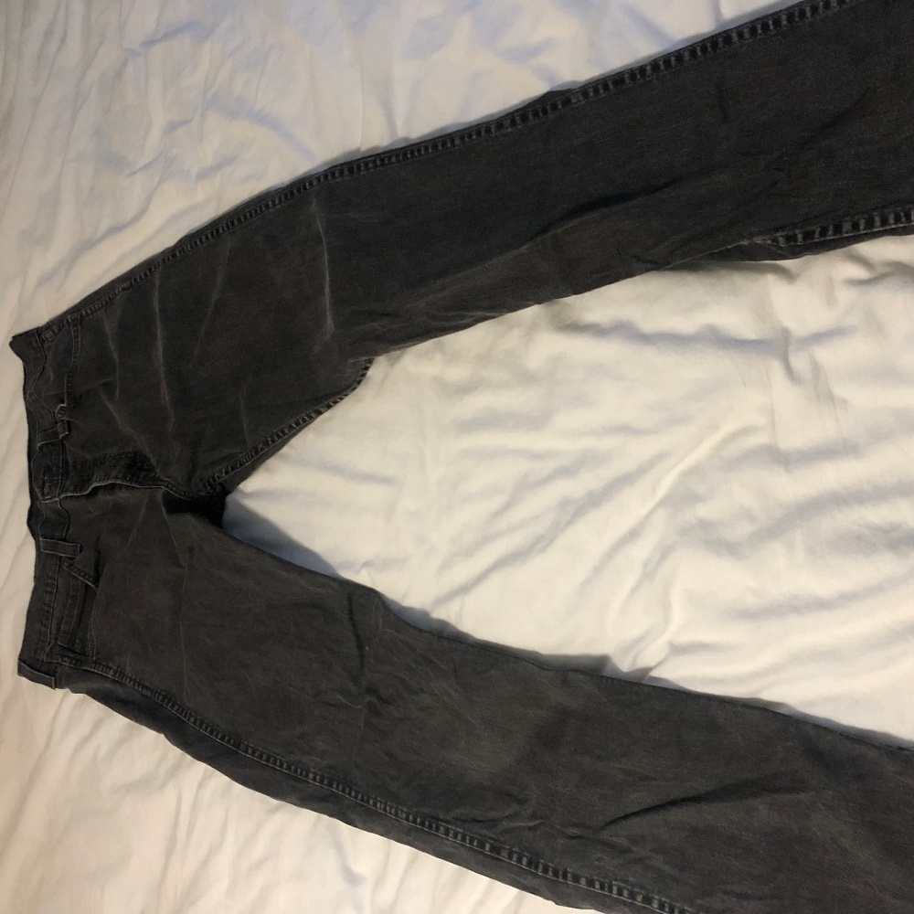 Gray Slim Taper Levi's Jeans 522 Stretch 33x34